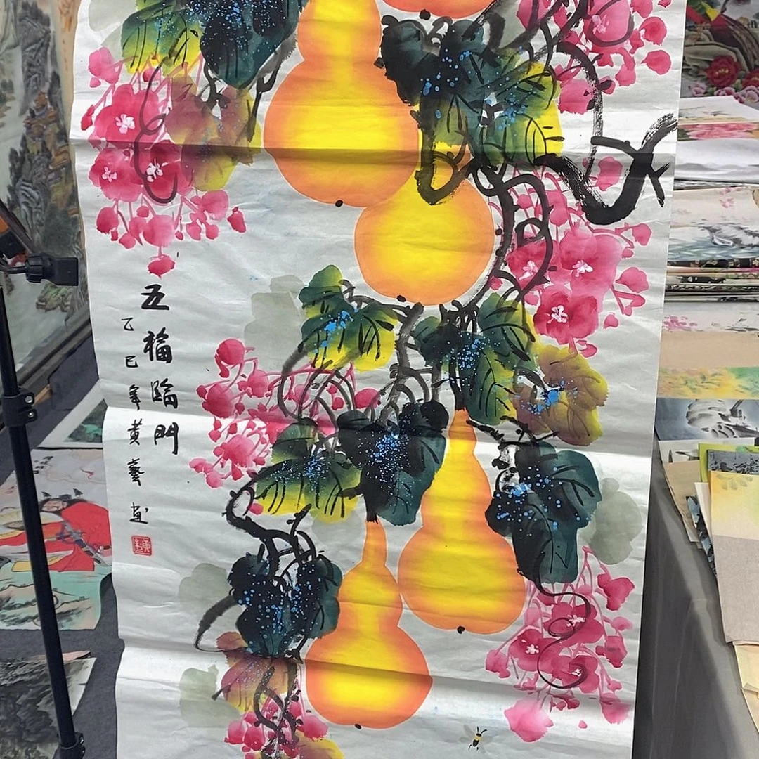 国画国画手绘作品