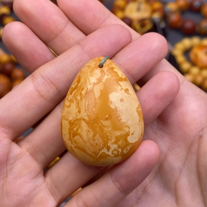 蜜蜡未镶嵌裸石蜜蜡M