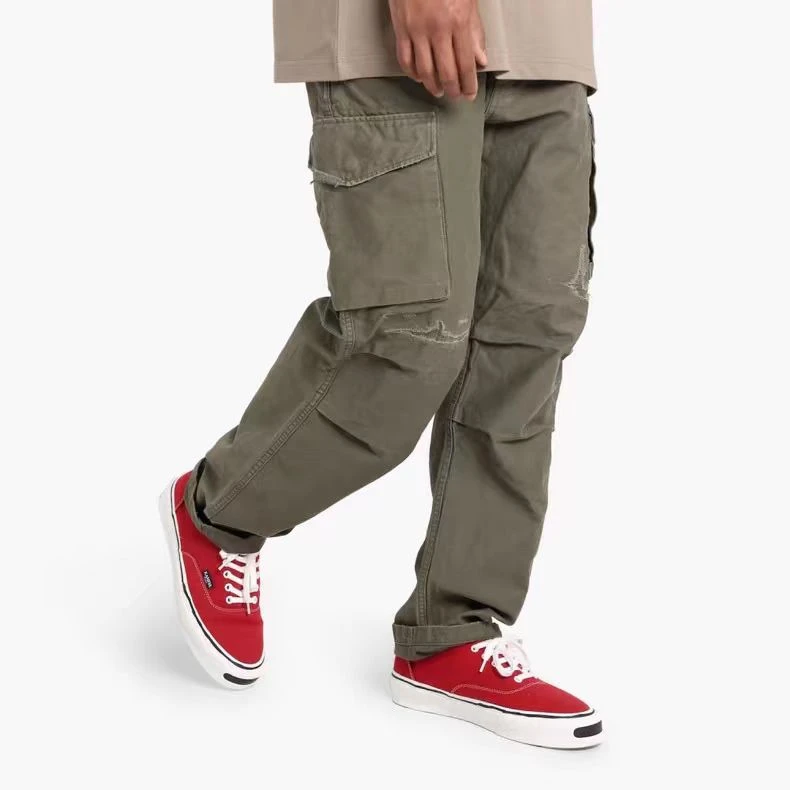 Sweet DD-M系列男士时尚休闲补丁工装裤