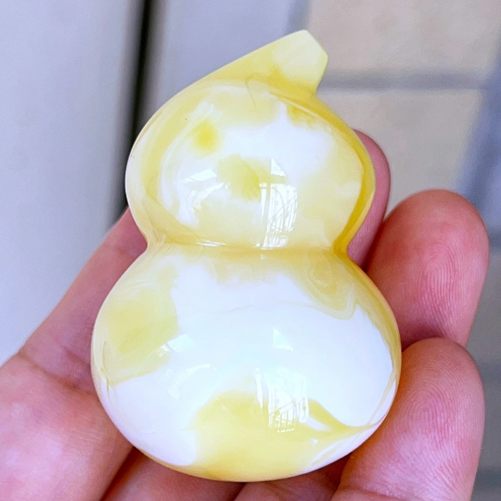 焦皮料瓷白妖浓蜡葫芦