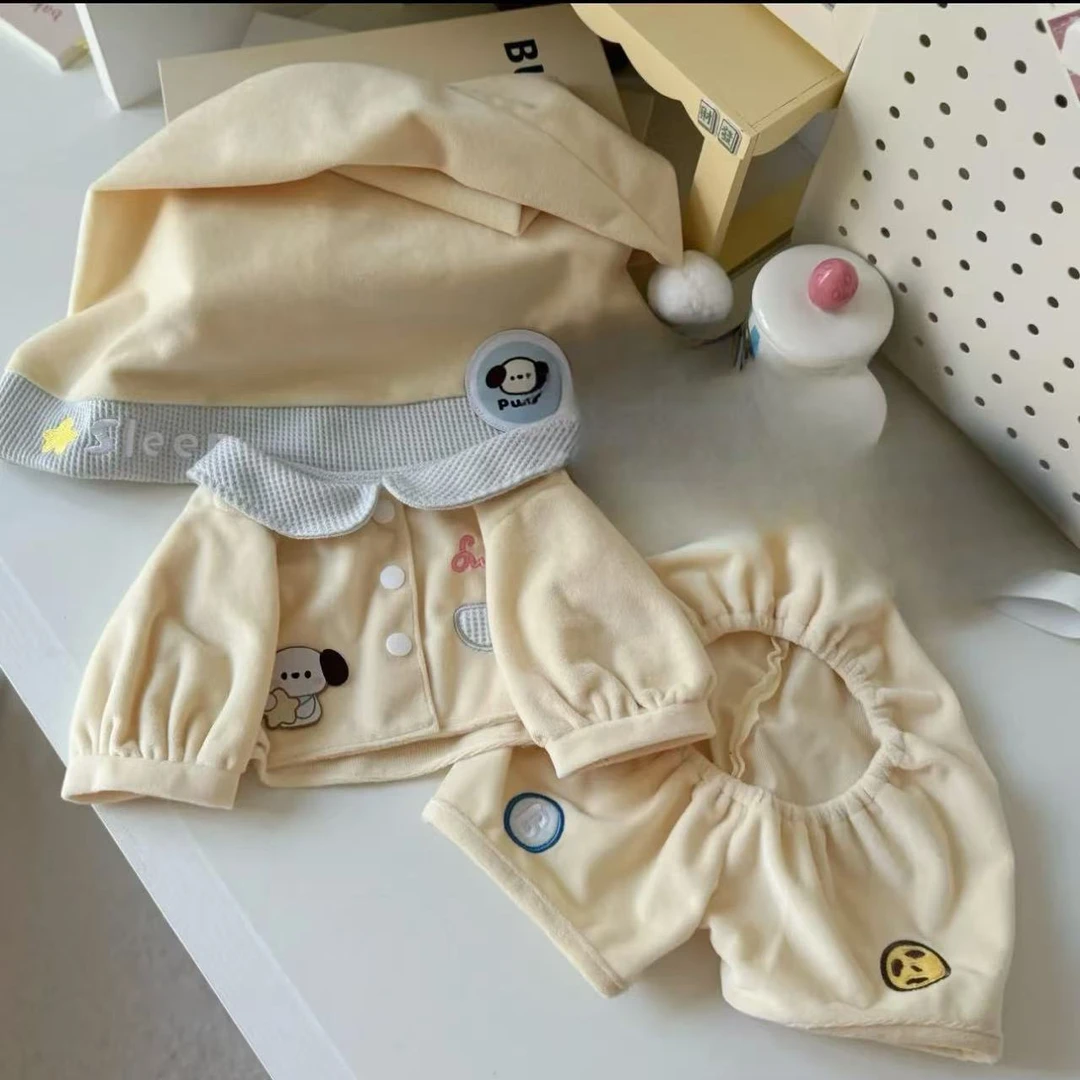 娃衣40cm棉花娃娃衣萌宠睡衣40厘米坐体娃衣冬装可爱白菜娃衣