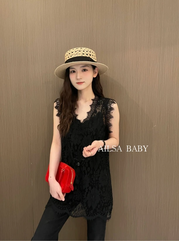 【AILSA BABY】欧货蕾丝背心裙/3803A