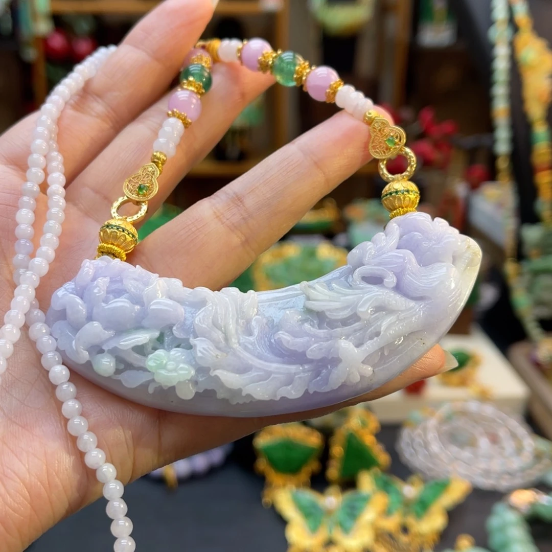 翡翠合金颈饰48小时鉴赏期