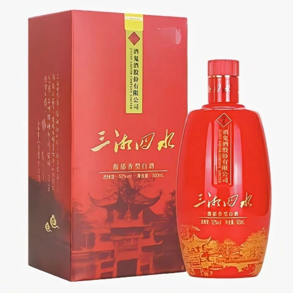 酒鬼2016年湘泉三湘四水52度500ml馥郁香型优级白酒52度500