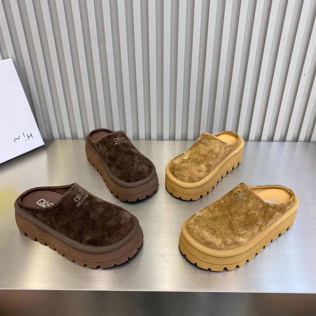 欧洲站厚底增高勃肯拖鞋女2025早秋新款百搭显脚小休闲包头半拖潮