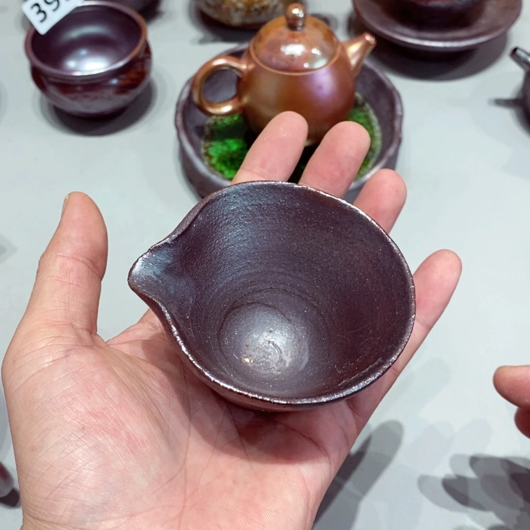 柴烧茶具陶瓷杯子