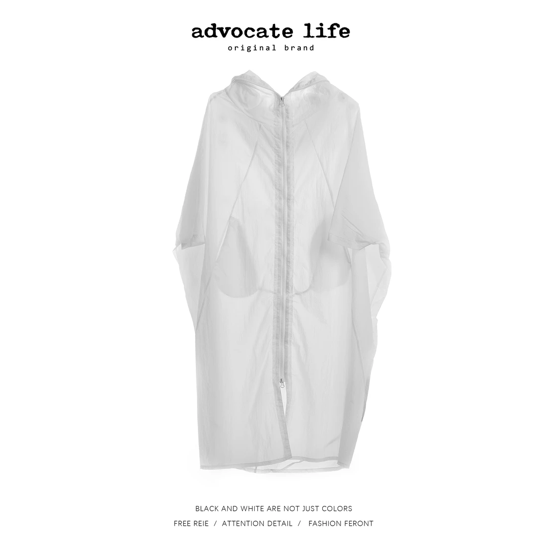 生活主张 Advocatelife时尚休闲设计感春季长款薄外套HQ171098