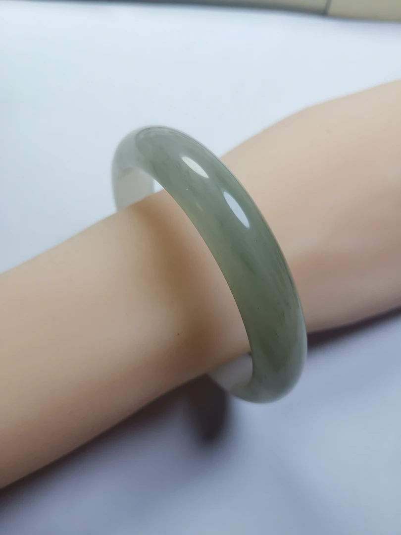 100号D1-圈口58-59-天然玉石-正品保障，天山翠，冰翠，雪翠