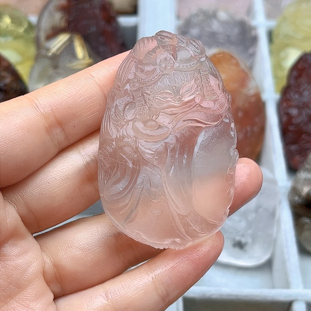 水晶吊坠(不含链)未镶嵌金草莓