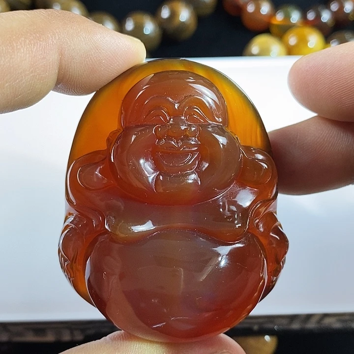 琥珀未镶嵌手链一