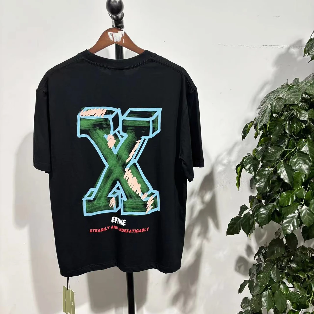 G-13 【D】25夏季男款字母印花短袖T 10190