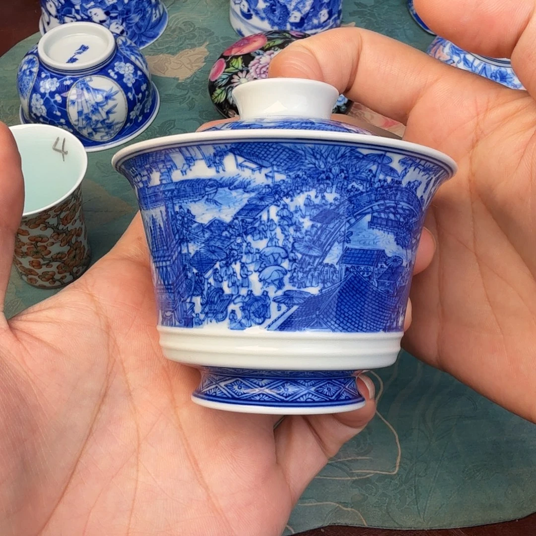 陶现代景德镇全手工全手绘陶瓷