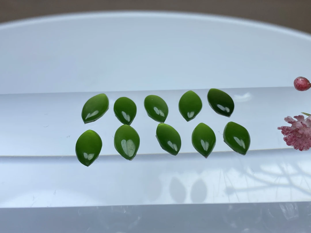 和田玉碧玉戒面可镶嵌