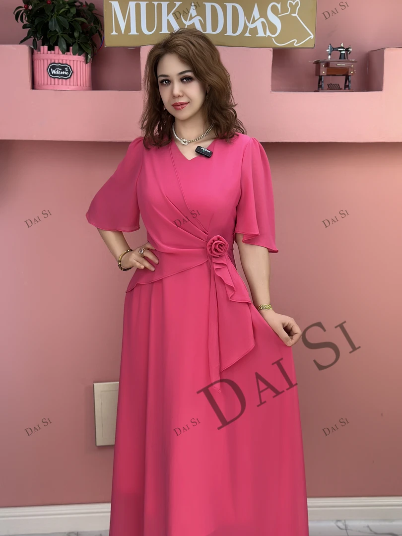 8726新款时尚气质夏季法式轻熟女装连衣裙