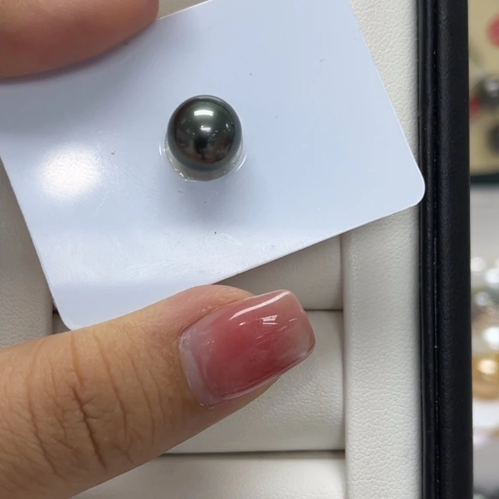 海水珍珠裸珠大溪地9-10mm67号