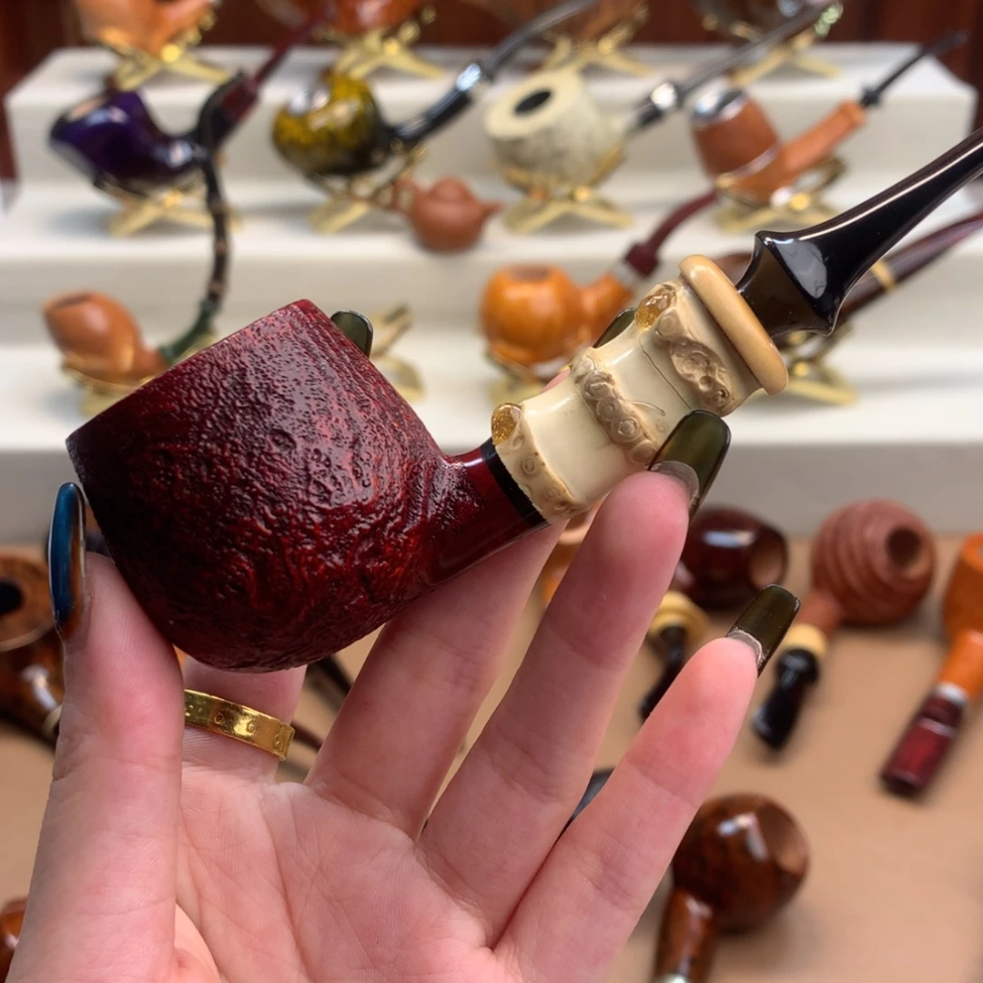 妄***秋高品质石楠木烟斗
