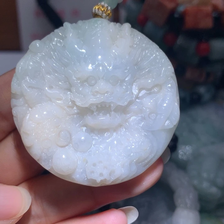 颈饰未镶嵌翡翠保真天然A货翡翠