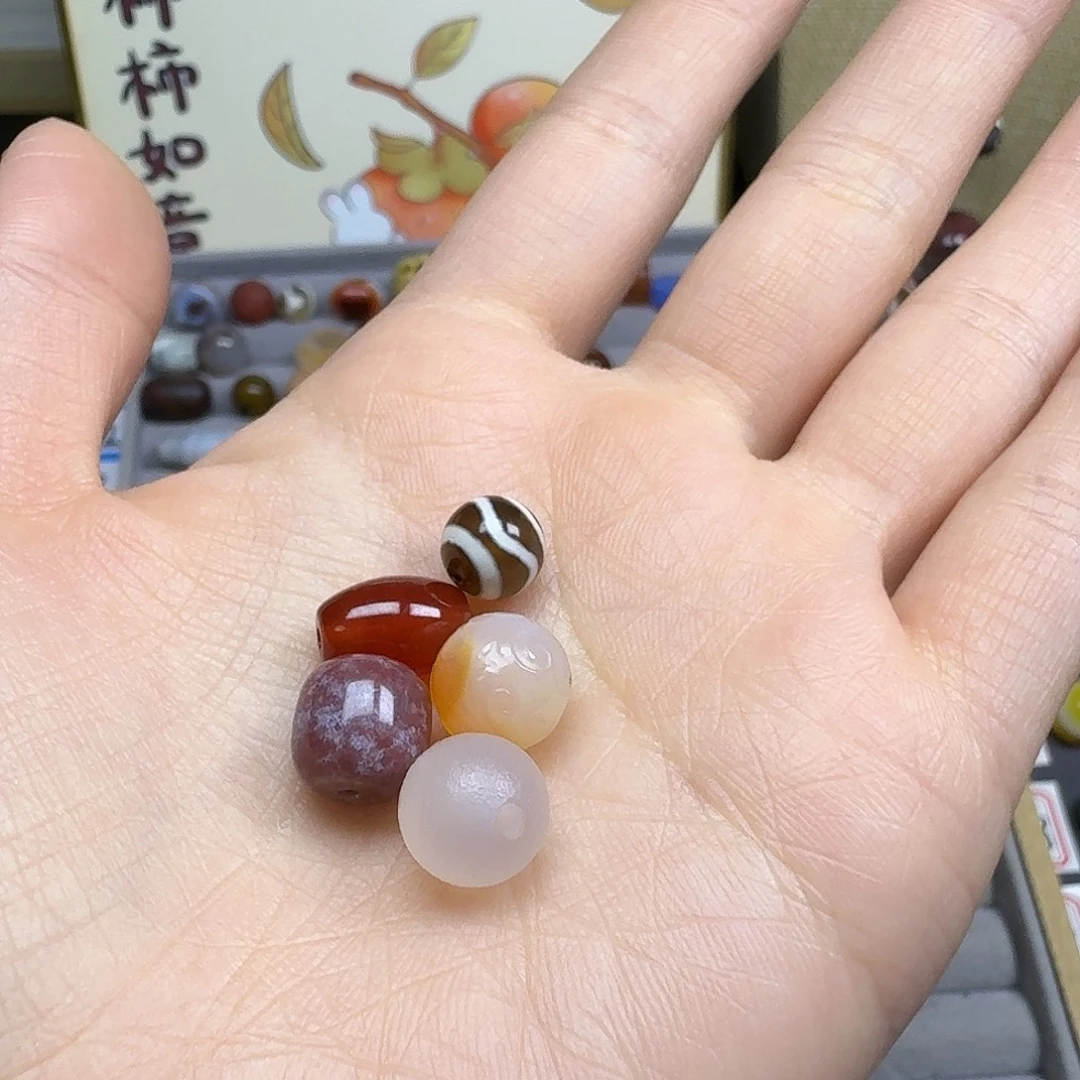 水***青玛瑙/玉髓未镶嵌颈饰