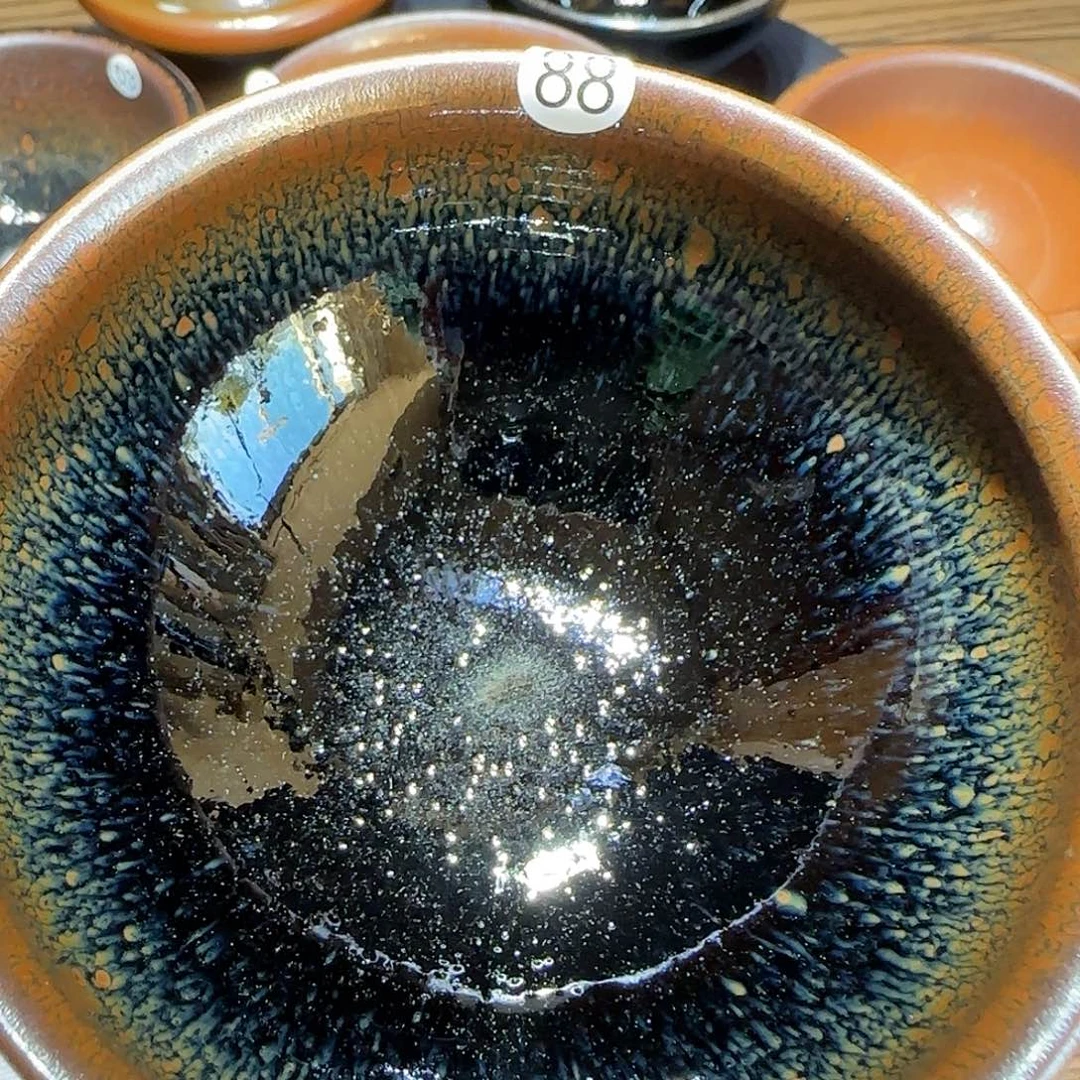 杰***逊茶盏印春堂柴烧原矿