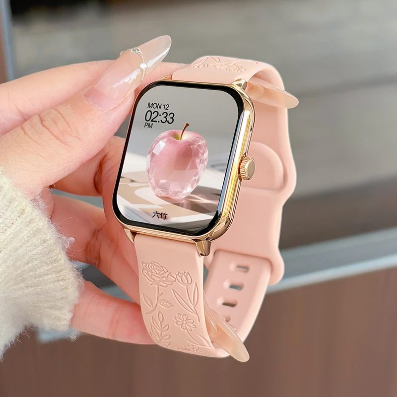 智能手表女士2025新款蓝牙电话消息提醒支付心率多功能运动手环