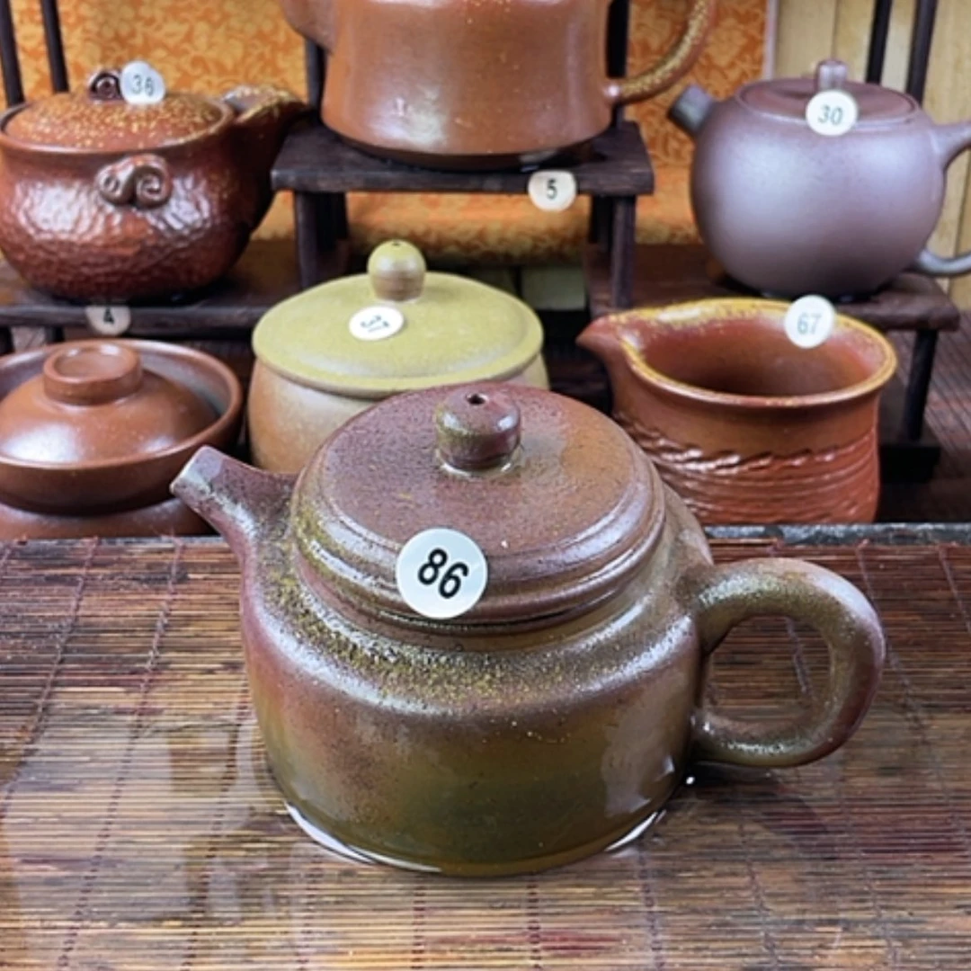 【闪购商品】柴烧茶壶200毫升左右瑕福利