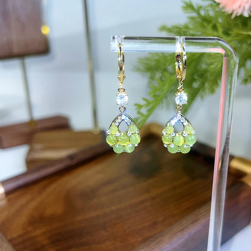 铜合金无非金属耳饰 复古耳环轻奢高级感耳扣气质网红爆款耳饰