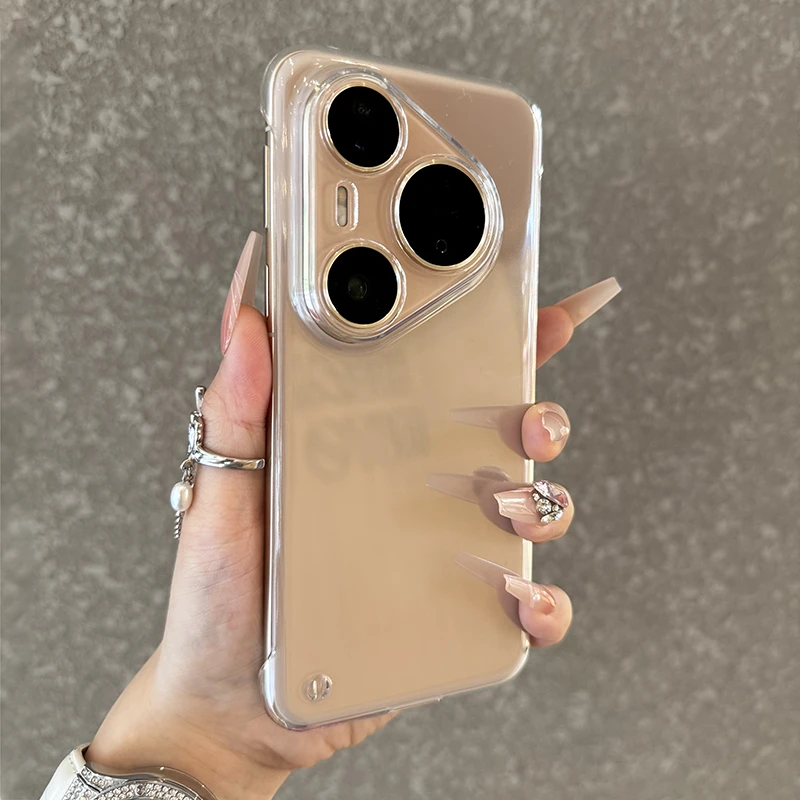 适用于华为pura80手机壳无边框70ultra全包nova14防摔13简约60pro