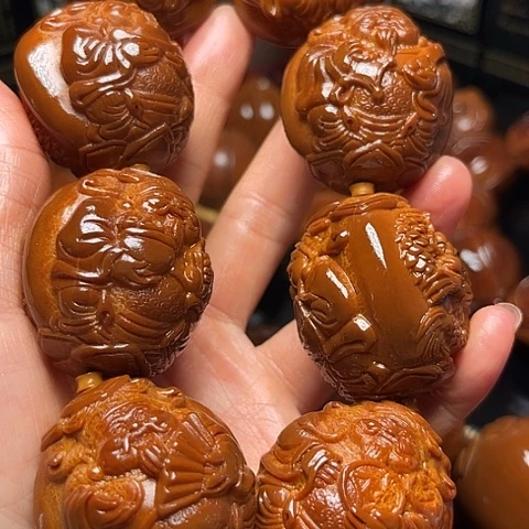 手串/手链橄榄核龙财