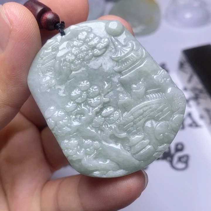 颈饰未镶嵌翡翠翡翠