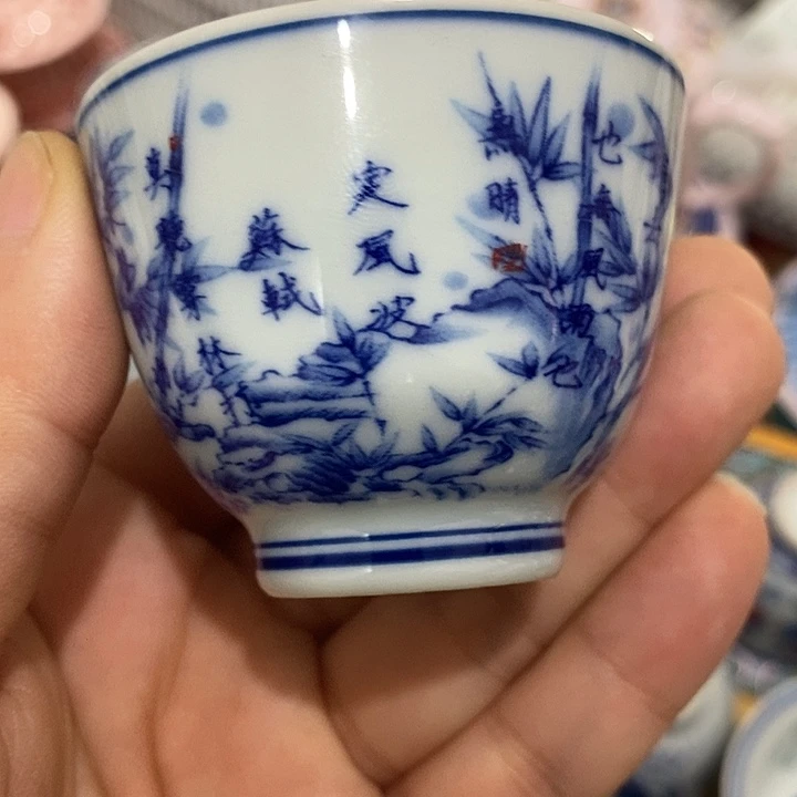 陶摆件景德镇陶瓷主人杯133