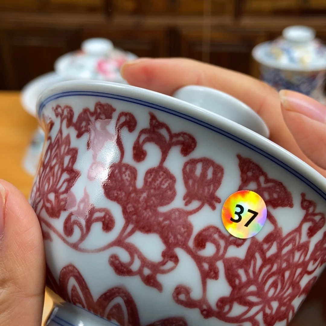 手绘现代茶具非古董