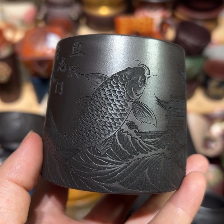 茶杯紫砂宜兴紫砂主人杯