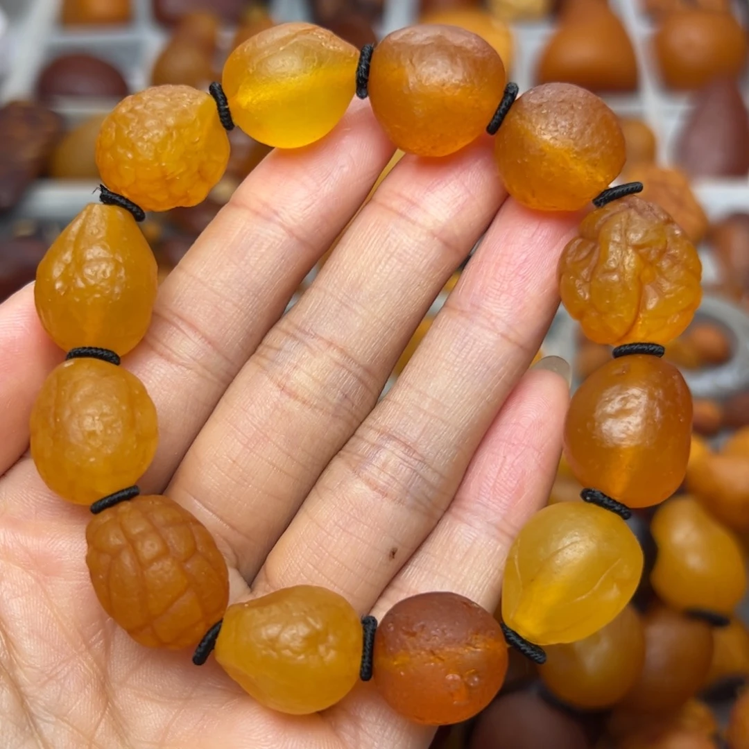 琥珀裸石未镶嵌天然蜜蜡