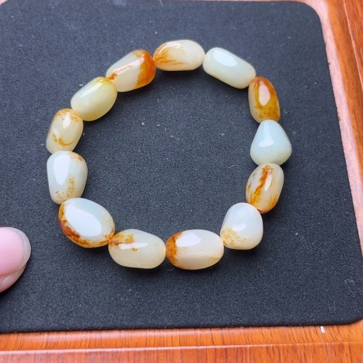 和田玉未镶嵌手链