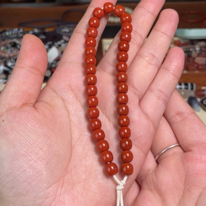 南红玛瑙未镶嵌颈饰9