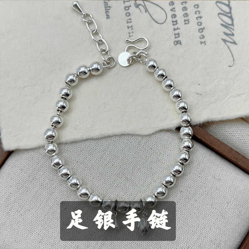 足银手链百搭气质精美时尚个性简约精致轻奢手链