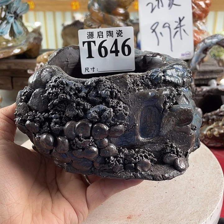 紫砂花盆小****景德镇陶瓷646