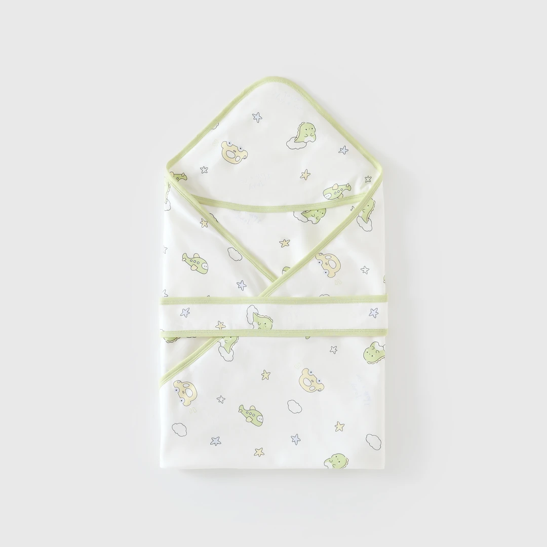 CY301新生婴儿抱毯秋季初生纯棉包被秋冬双层小宝宝产房襁褓包巾