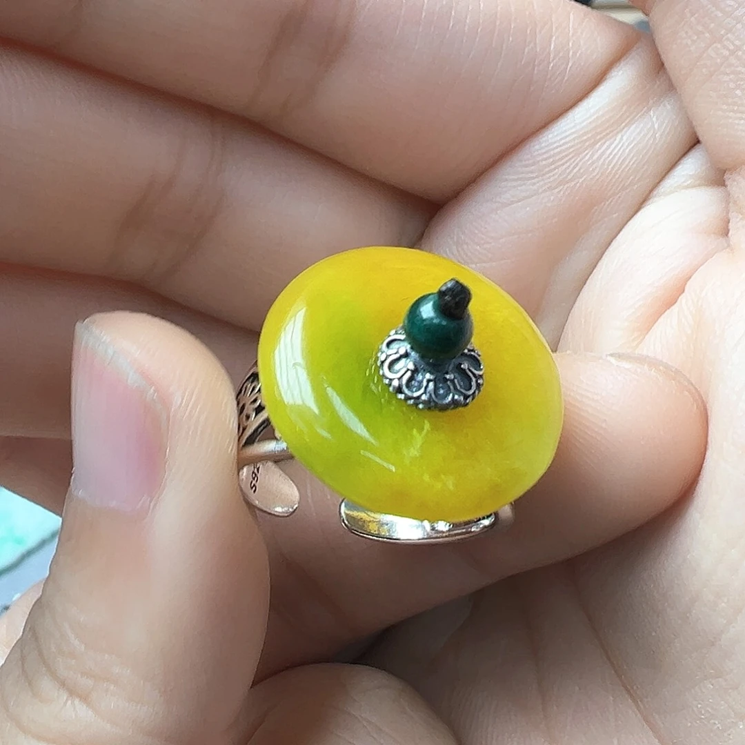 翡翠戒指未镶嵌炸