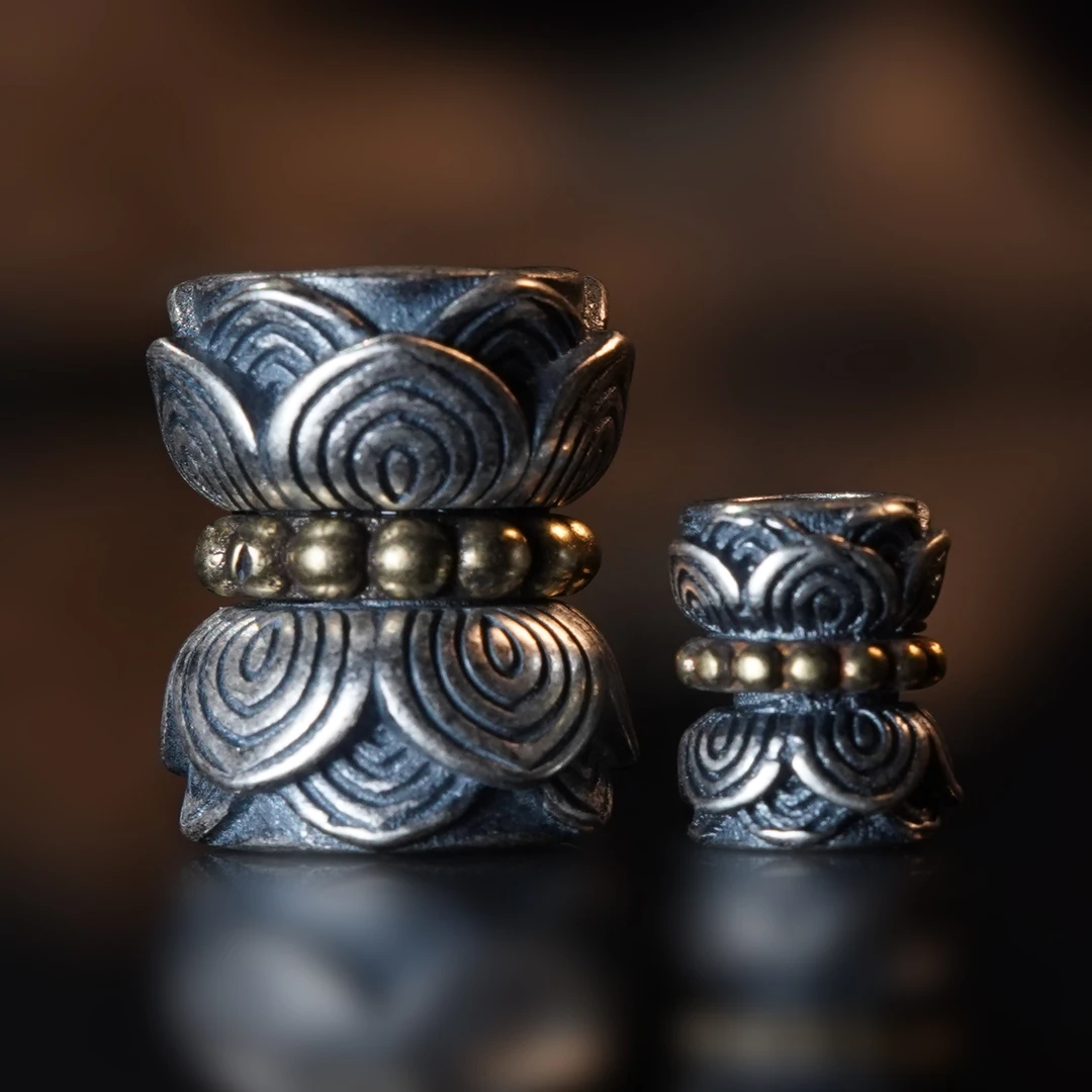 君大爷爱文玩文玩配饰搭配配饰莲花纹顶珠