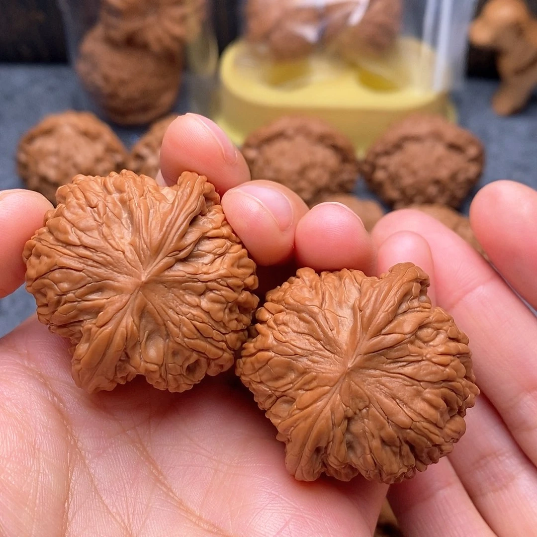 文玩核桃把件山地磨盘40尺全品