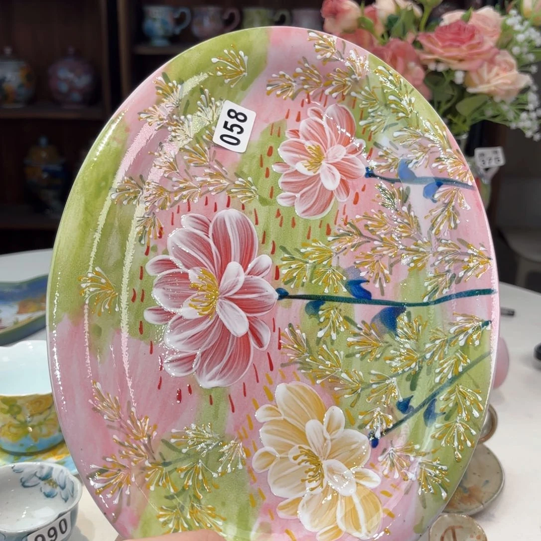 景德镇手绘高温釉下彩陶瓷茶具