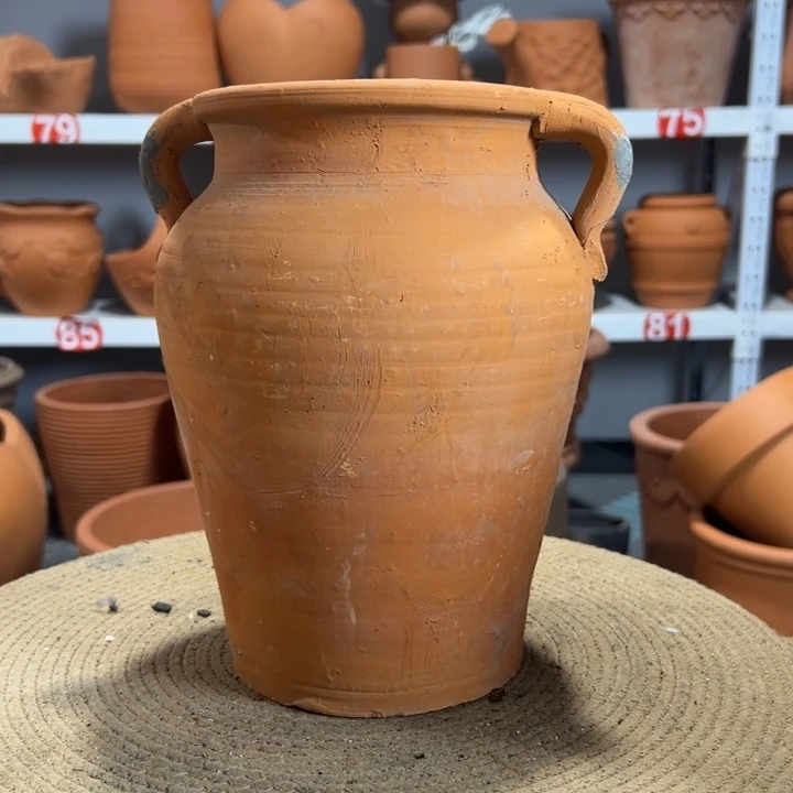 红陶15×25 手工拉胚微瑕