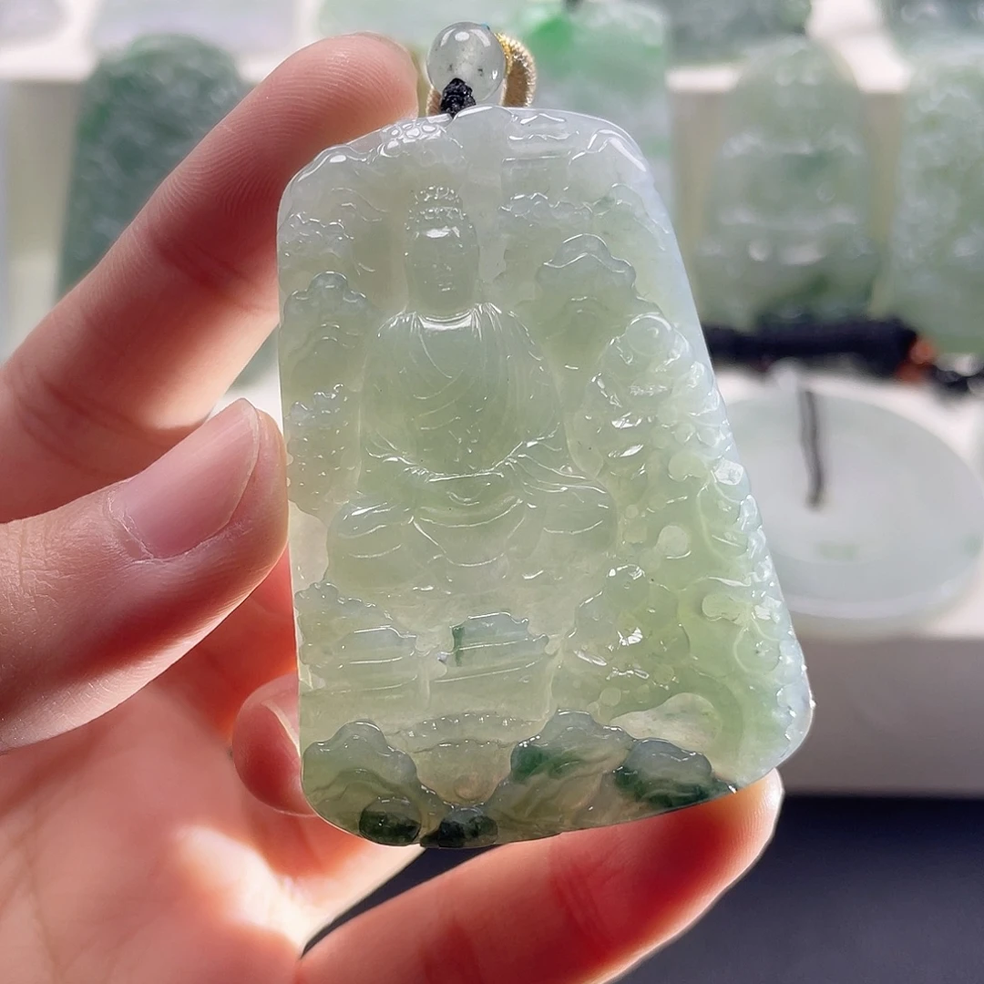 翡翠未镶嵌颈饰天然翡翠1111111