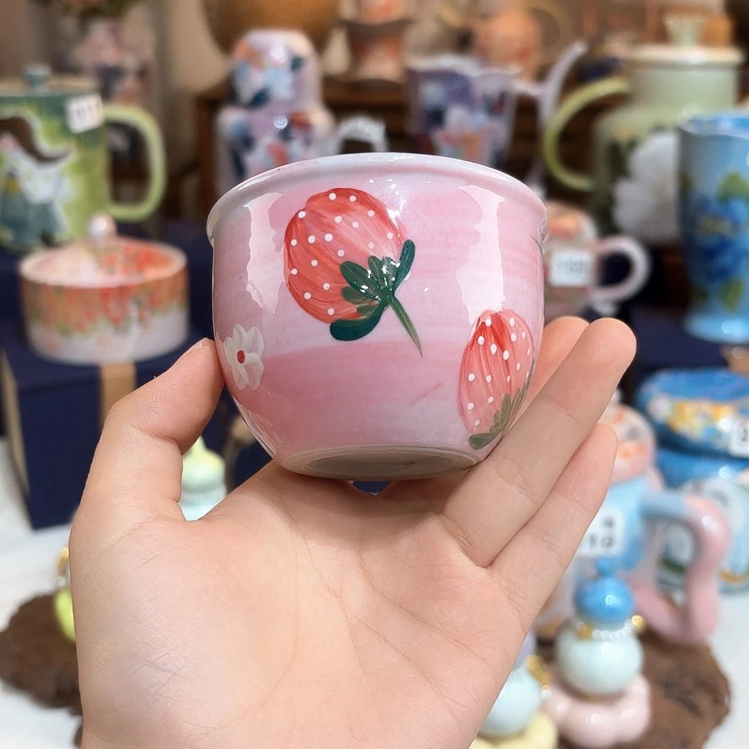 景德镇手绘高温釉下彩陶瓷茶具