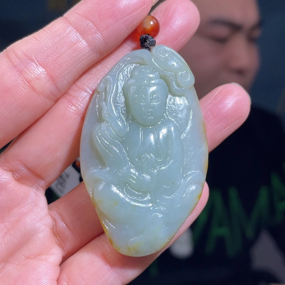 和田玉颈饰未镶嵌