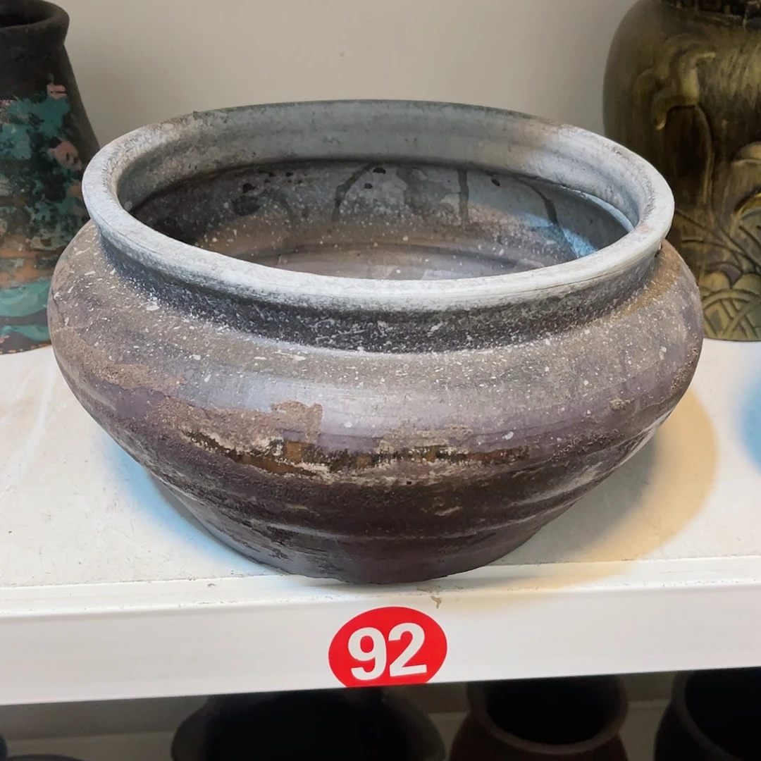 红陶无孔无孔口径23高度15