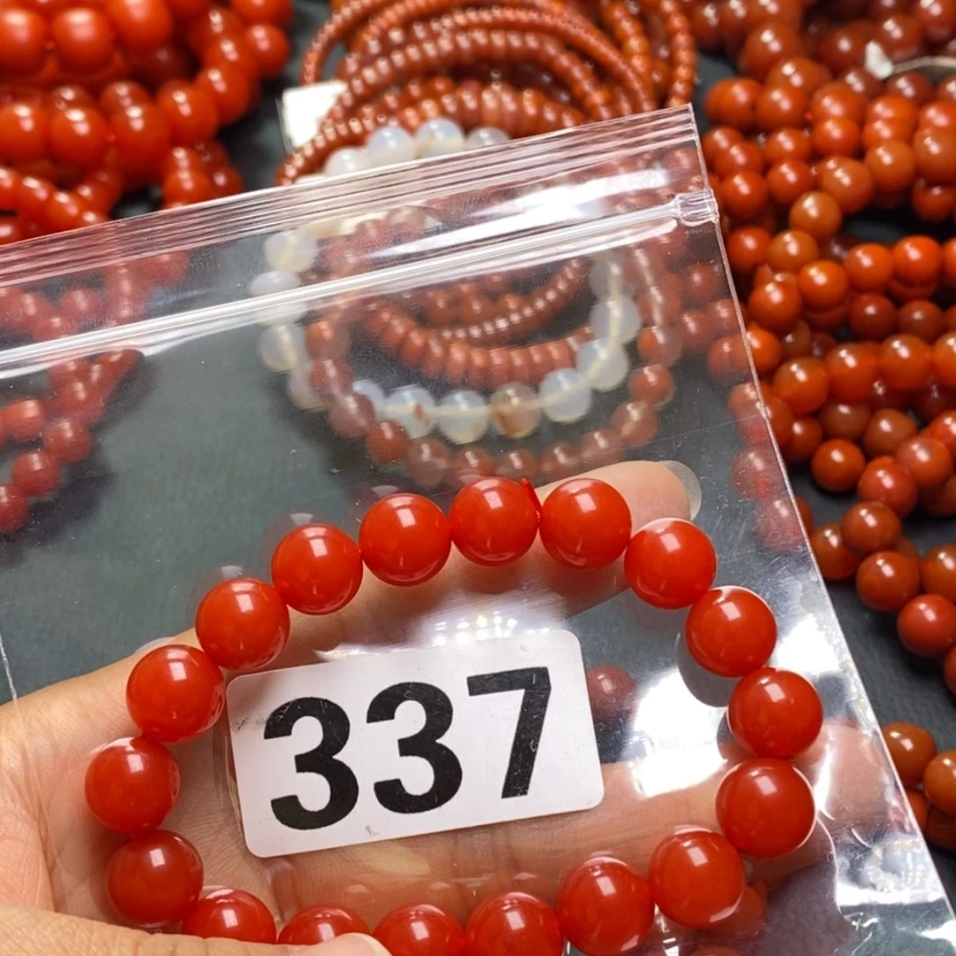 花***言南红玛瑙未镶嵌手链