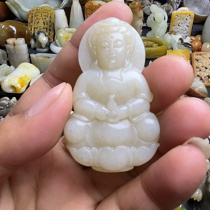 颈饰未镶嵌和田玉