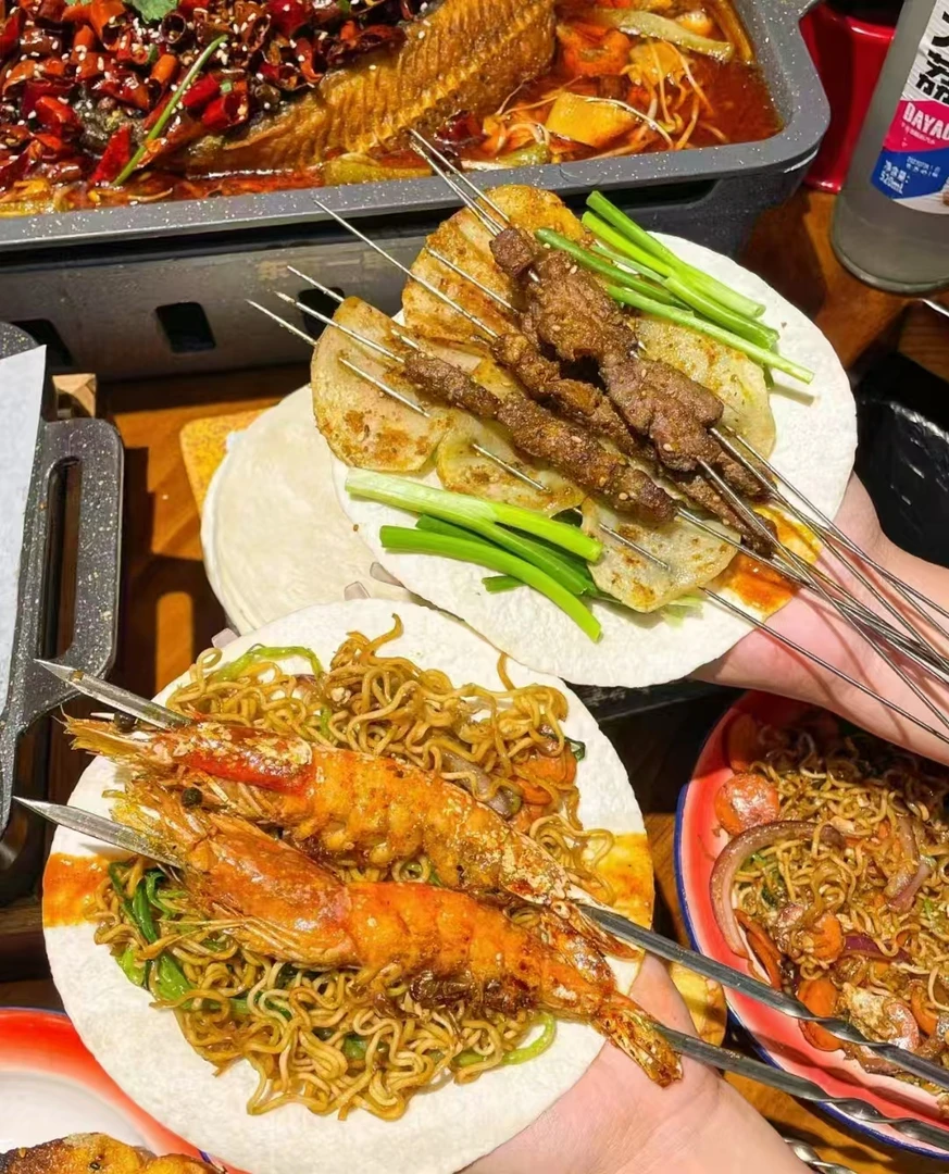 零售-烧烤小饼春饼卷饼皮速食可卷烤串烤肉搭档早餐即食饼鸡里脊